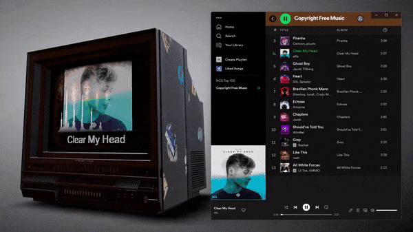 Audio-reactive music visualizer wallpaper responding to desktop audio